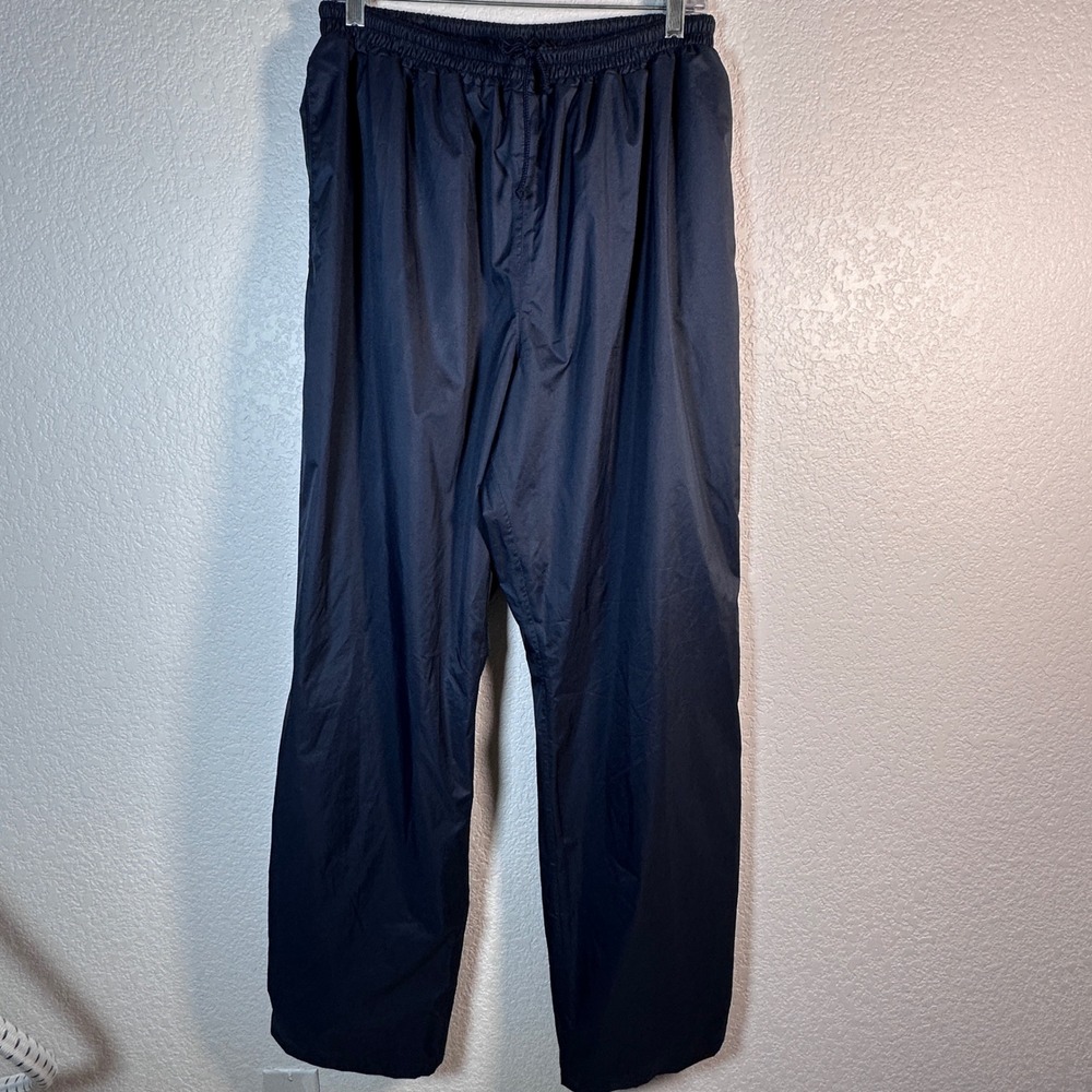 Rukka Mens Navy Blue Rain Wind Pants Water Resistant Hiking Motorcycling XL